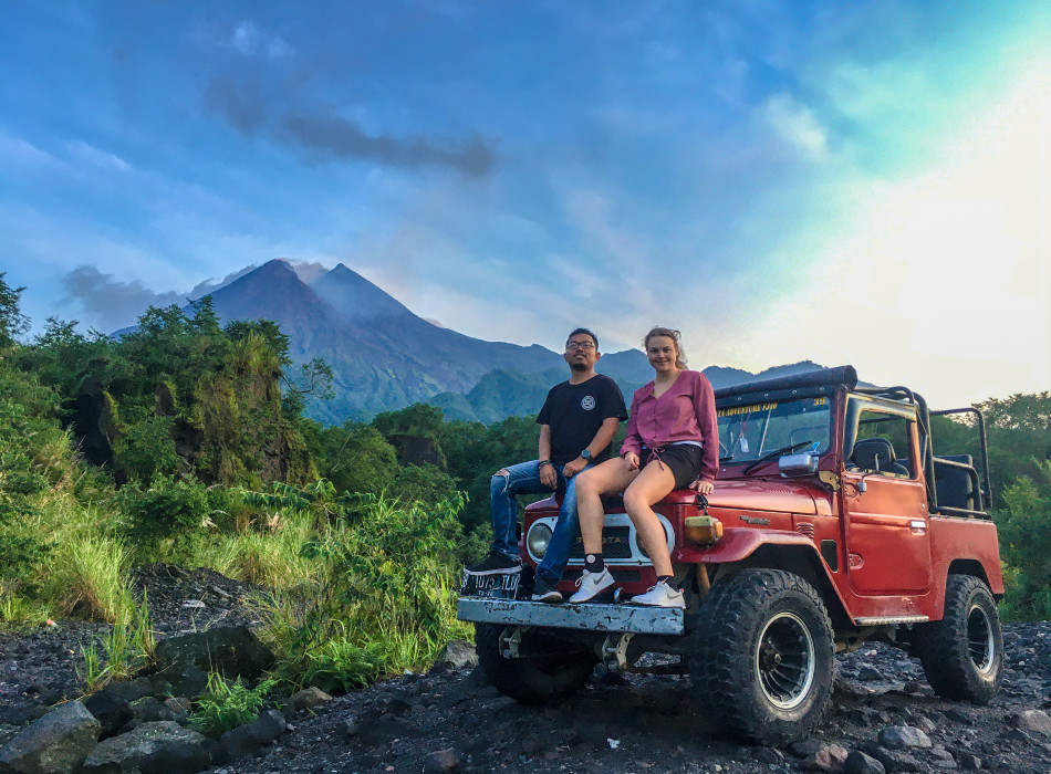 Borobudur Temple Merapi Jeep